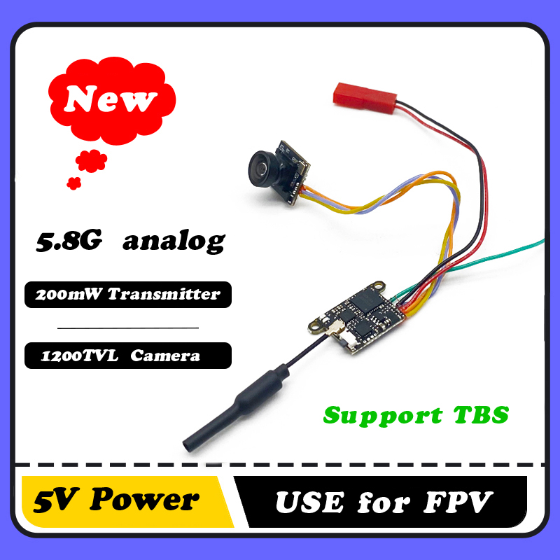 Fpv Drone Transmitter - SLONWAKE 5,8G 1200TVL FPV Kamera VTX