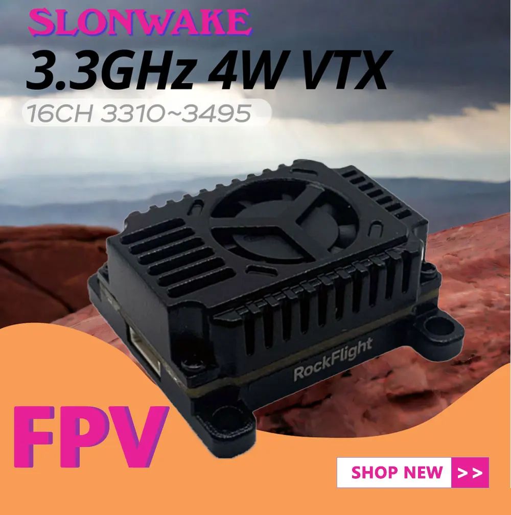 SLONWAKE FPV 3.3G 16CH 4000mW  – Fpv Drone Receiver Bewertung und Preis